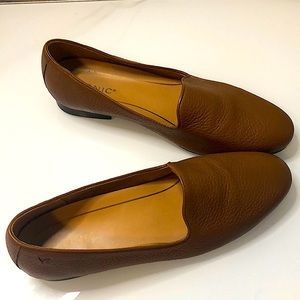 Vionic Willa Brown Leather Slip on Loafer Size 9.5